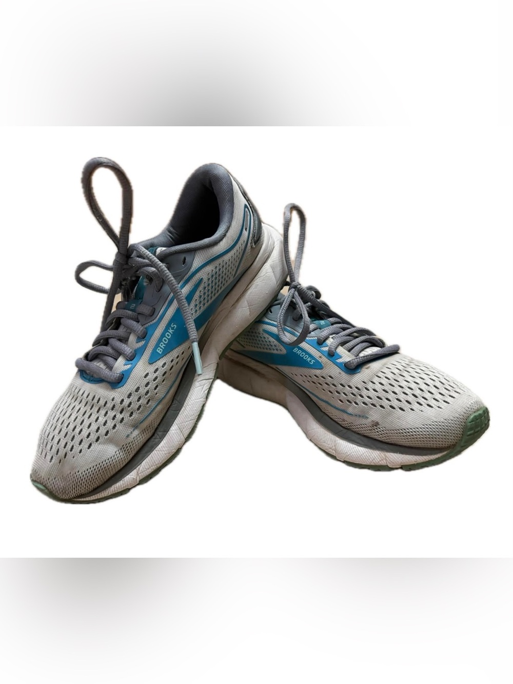 Brooks Women’s Gray and Blue Running Shoes